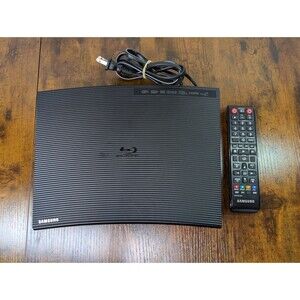 Samsung BD-JM57C Curved Blu-ray DVD Player Tested Working, With Remote.